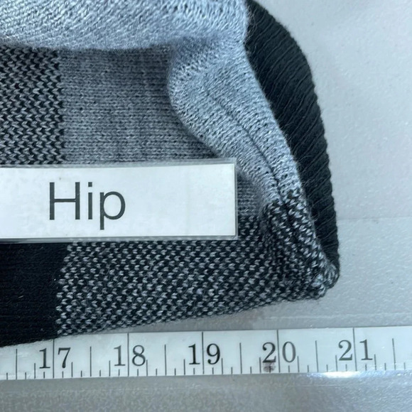 Design History Sweater Cowl Neck Buffalo Plaid Black Gray Size Small S - Picture 14 of 14